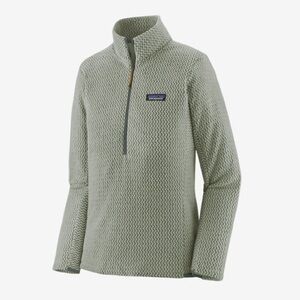 NWT Patagonia R1 Air zip pullover sweatshirt women size xxl in sleet green RARE
